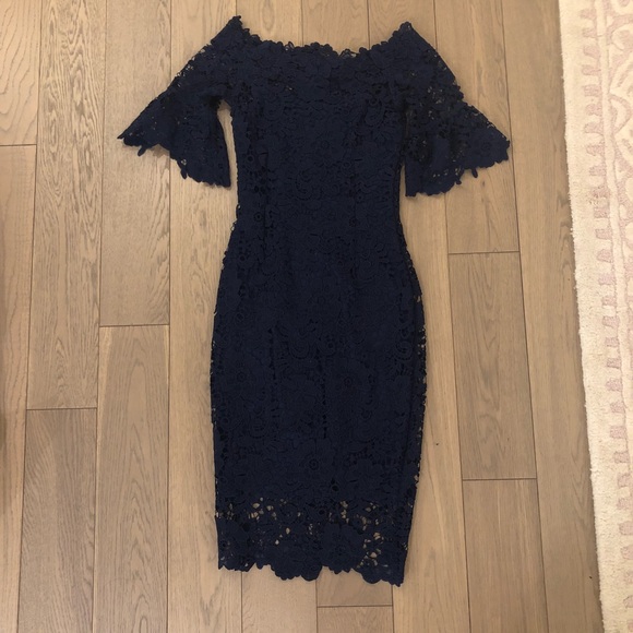 Off shoulder crochet dress - Picture 5 of 6